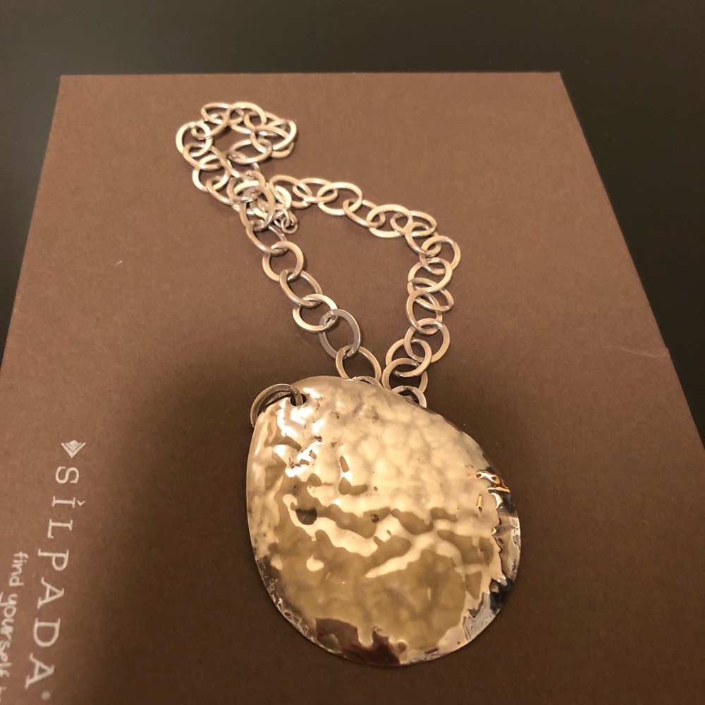 Silpada Sterling Silver Disk Pendant. Retired